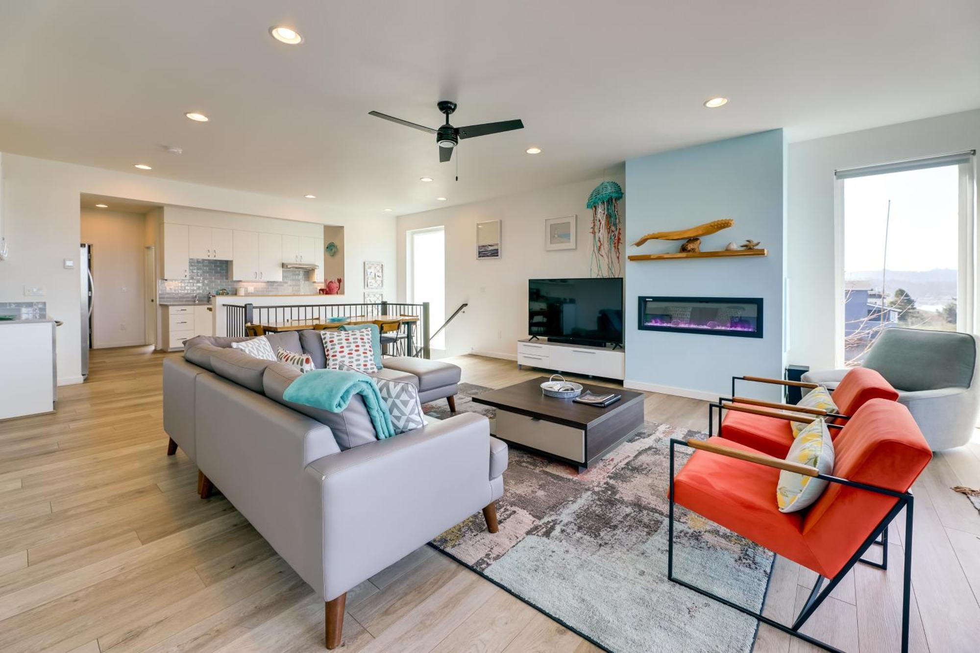 Scenic Depoe Bay Townhome With Deck Less Than 1 Mi To Parks! Esterno foto